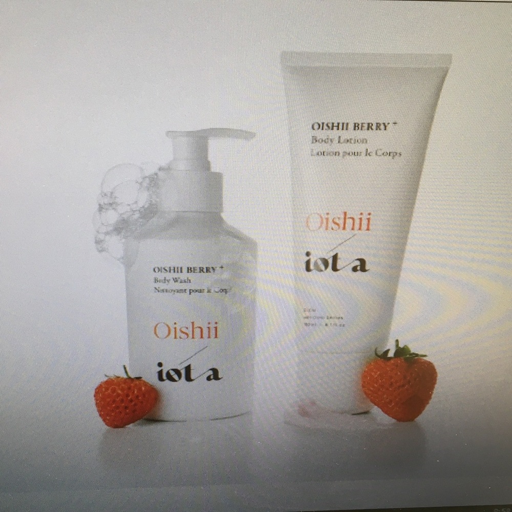 OISHI/“BERRY”BODY WASH & LOTION”LIMITED EDITION”/NIB
